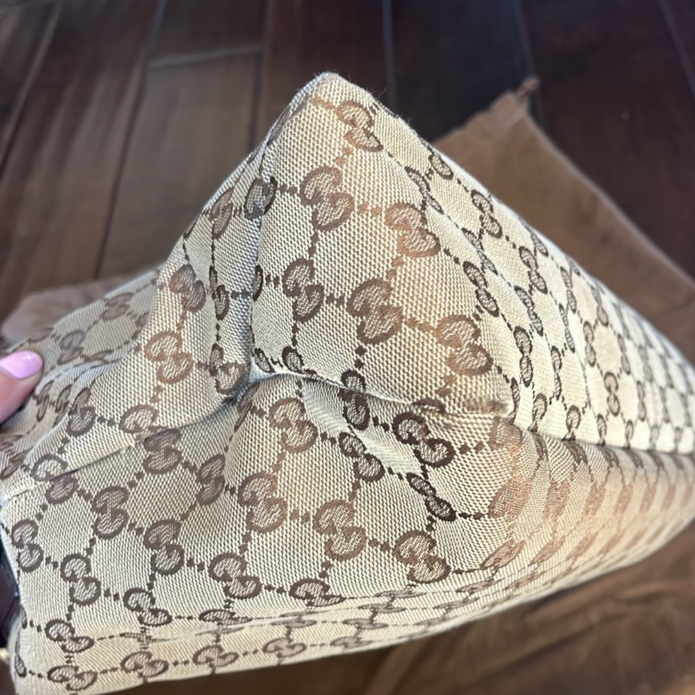 Gucci Monogram Horsebit Boho Bag - Picture 10 of 14